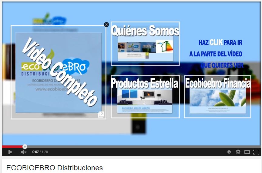 Vídeo promocional Ecobioebro Distribuciones