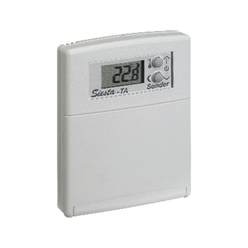Termostato Digital Programable para Calefacción y Aire Acondicionado a pilas  selector calor/Frío