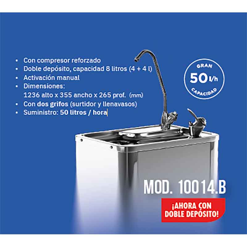VISTA-FUENTE-DE-AGUA-FRIA-ACERO-INOX-50L-H-(mod.-10014.B)-ECOBIOEBRO