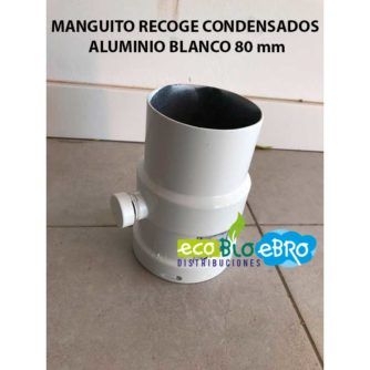 MANGUITO-RECOGE-CONDENSADOS-ALUMINIO-BLANCO-80-mm-ECOBIOEBRO