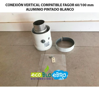 CONEXION VERTICAL COMPATIBLE FAGOR 60:100 mm ALUMINIO ECOBIOEBRO