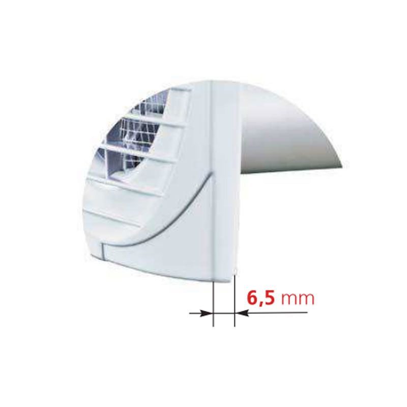 Airope,Temporizador & Sensor de humedad 100 mm,Ventilador