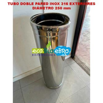TUBO-DOBLE-PARED-INOX-316-EXTERIORES-DIAMETRO-250-MM-ECOBIOEBRO