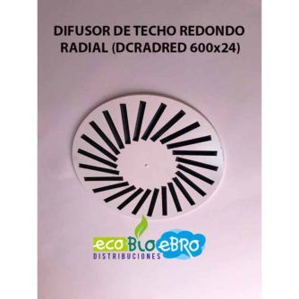 AMBIENTE DIFUSOR DE TECHO REDONDO RADIAL (DCRADRED 600x24) ecobioebro
