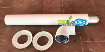 KIT COAXIAL HORIZONTAL 80:110 (compatible con Junkers) ecobioebro