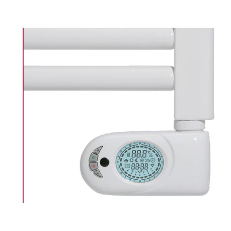 Radiador toallero eléctrico para baño con termostato digital 1730x500 con  potencia de 900 Watt Colección Vialis Nueva Generación BAJO CONSUMO