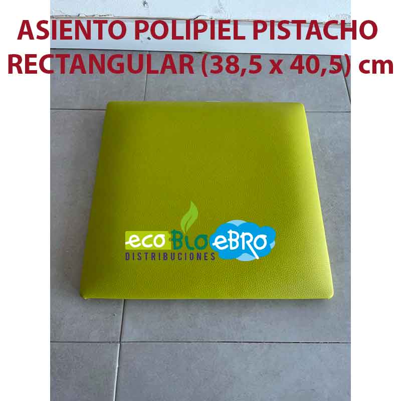 ASIENTO-POLIPIEL-PISTACHO-RECTANGULAR-(38,5-x-40,5)-CM ecobioebro