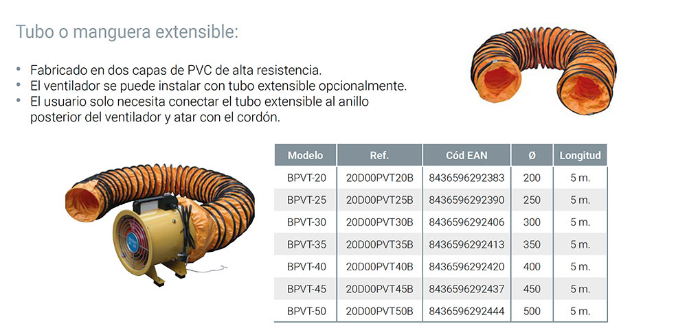 manguera-extensible-extractores-serie-BPVT-ecobioebro