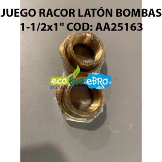 JUEGO RÁCORES PARA BOMBAS 1-1-2x1'-COD--AA25163 ecobioebro