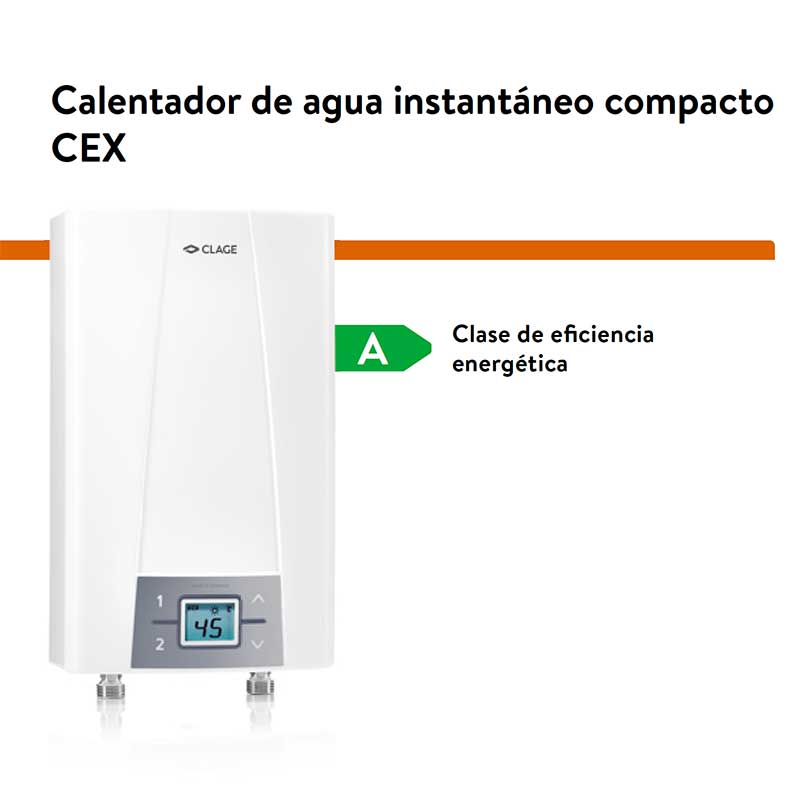 Mancha abolir calcio Calentador de agua instantáneo CEX (para lavabo, fregadero ó ducha)