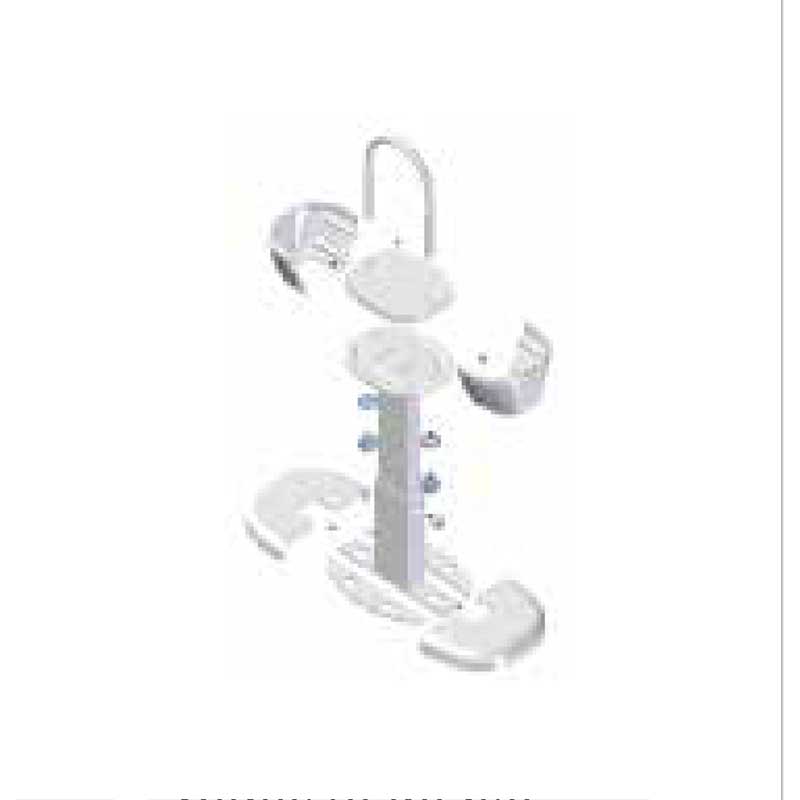 MB Soporte de pie Universal de Hierro Fundido para radiadores tubulares -  Carga máxima 200 kg - Color Blanco - 1 Pieza : : Bricolaje y  herramientas