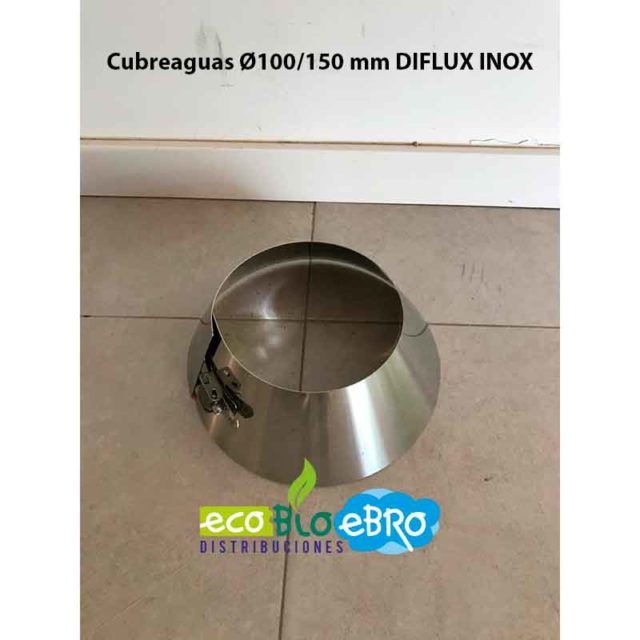 Cubreaguas Ø100:150 mm DIFLUX INOX ECOBIOEBRO