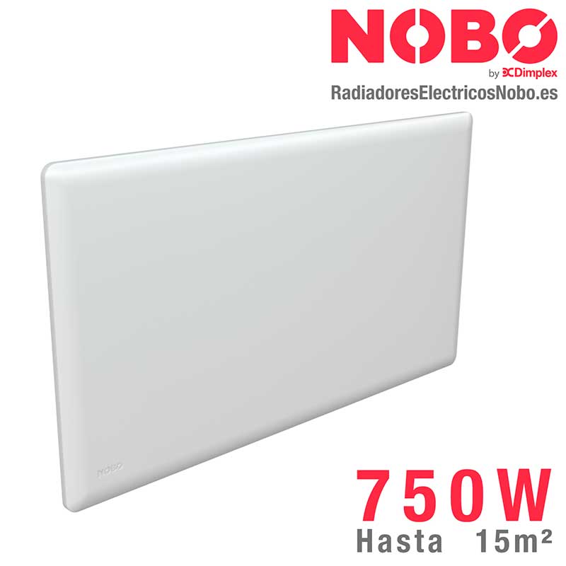 Radiador eléctrico noruego NOBO 750W - Ecobioebro