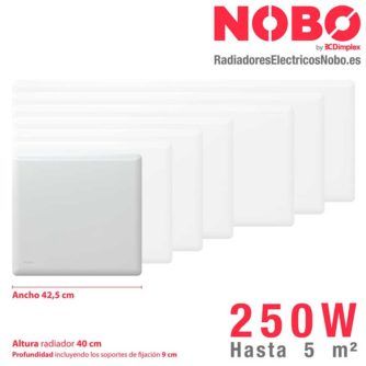 Radiadores-electricos-noruego-Nobo-dimensiones-250W-ecobioebro