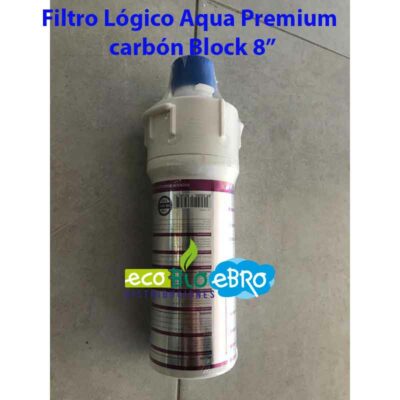 Filtro Lógico Aqua Premium carbón Block 12 - Ecobioebro