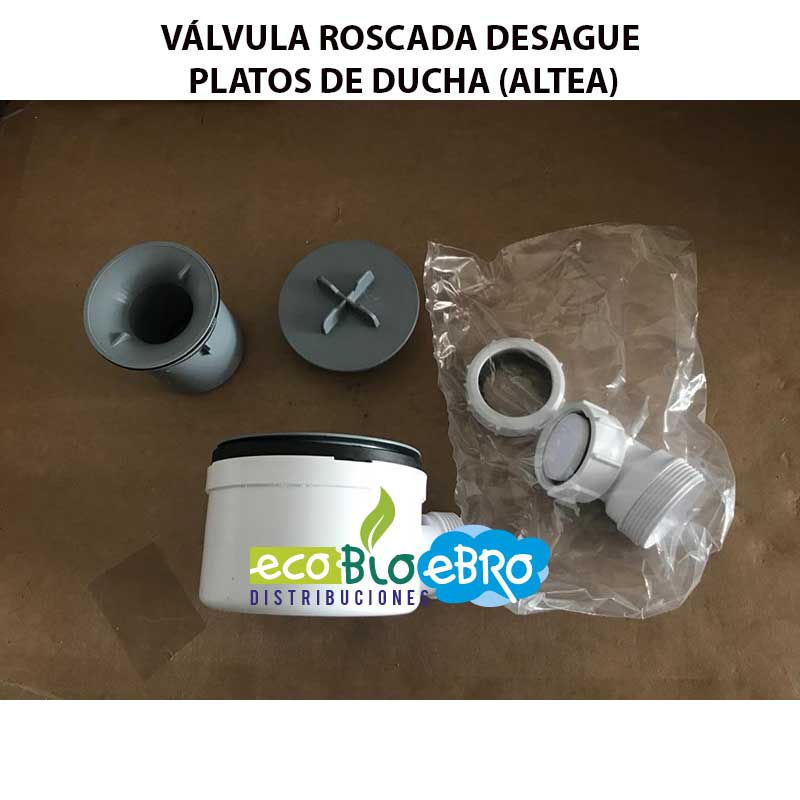 VÁLVULA ROSCADA DESAGUE PLATOS DE DUCHA (ALTEA) - Ecobioebro