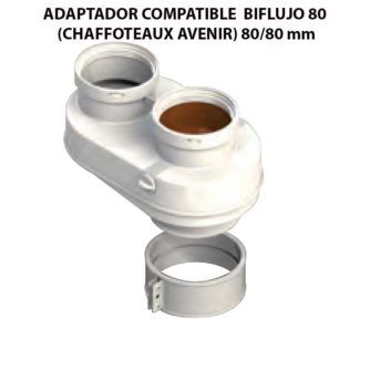 ADAPTADOR-COMPATIBLE--BIFLUJO-80-(CHAFFOTEAUX-AVENIR)-ecobioebro