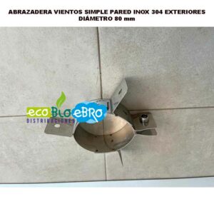 ABRAZADERA-VIENTOS-SIMPLE-PARED-INOX-304-EXTERIORES-DIAMETRO-80-mm-ecobioebro