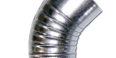 CODOS GALVANIZADOS 45º (distribución aire caliente) ecobioebro