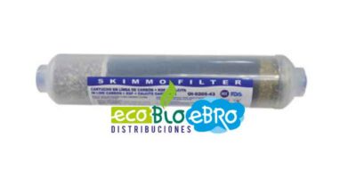 POST-FILTRO REMINERALIZADOR CALCITA + KDF + CARBÓN OSMOSIS INVERSA MERLIN ECOBIOEBRO