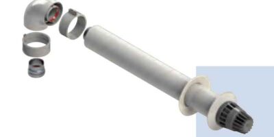 KIT COMPLETO COAXIAL HORIZONTAL 60:100mm (compatible Beretta) ecobioebro