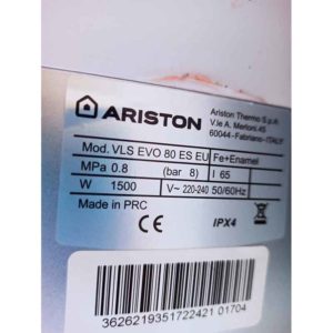 Circuito principal Termo Ariston VLS Evo 80 L