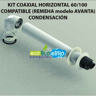KIT-COAXIAL-HORIZONTAL-60100-COMPATIBLE-(REMEHA-modelo-AVANTA) ecobioebro