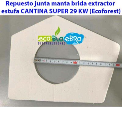 Repuesto-junta-manta-brida-extractor-estufa-CANTINA-SUPER-29-KW-(Ecoforest)-ecobioebro