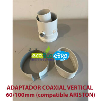 AMBIENTE ADAPTADOR-COAXIAL-VERTICAL-60100mm-(compatible-ARISTON) ecobioebro