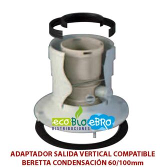 ADAPTADOR-SALIDA-VERTICAL-COMPATIBLE-BERETTA-CONDENSACIÓN-60100mm-ecobioebro