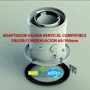 ADAPTADOR-SALIDA-VERTICAL-COMPATIBLE-FAGOR-CONDENSACIÓN-60100mm ecobioebro
