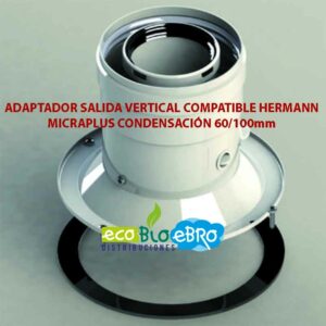 ADAPTADOR-SALIDA-VERTICAL-COMPATIBLE-HERMANN-MICRAPLUS-CONDENSACIÓN-60100mm-ecobioebro