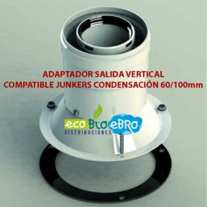 ADAPTADOR-SALIDA-VERTICAL-COMPATIBLE-JUNKERS-CONDENSACIÓN-60100mm-ecobioebro