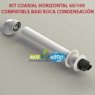 KIT-COAXIAL-HORIZONTAL-60100-COMPATIBLE-BAXI-ROCA-CONDENSACIÓN ecobioebro