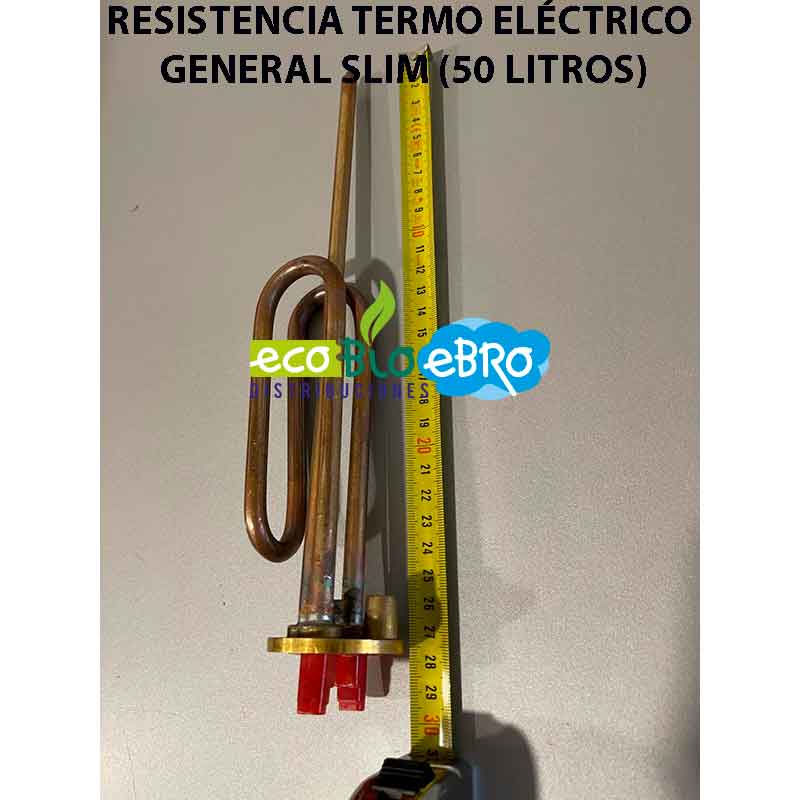 RESISTENCIA TERMO ELÉCTRICO GENERAL SLIM (50 LITROS) - Ecobioebro