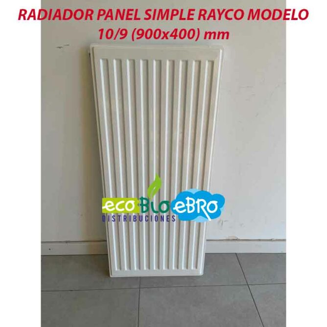 Panel Radiador RADIADOR PANEL SIMPLE RAYCO MODELO 10/9 (900x400) mm - Ecobioebro