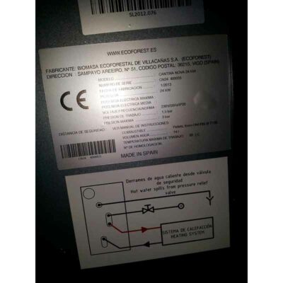 Etiqueta-Repuesto-resistencia-encendido-estufa-Cantina-Nova-24-kw-(Ecoforest)-ecobioebro