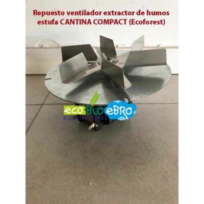 Repuesto ventilador extractor de humos estufa CANTINA COMPACT (Ecoforest)