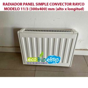 RADIADOR-PANEL-SIMPLE-CONVECTOR-RAYCO-MODELO-113-(300x400)-mm ecobioebro