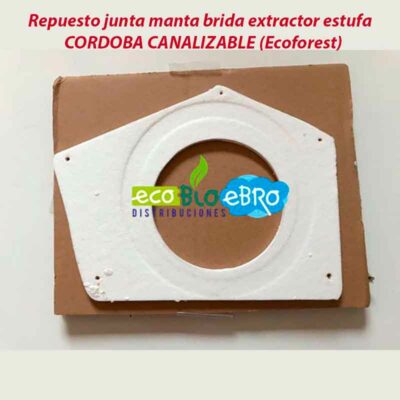 Repuesto junta manta brida extractor estufa  CORDOBA CANALIZABLE (Ecoforest)