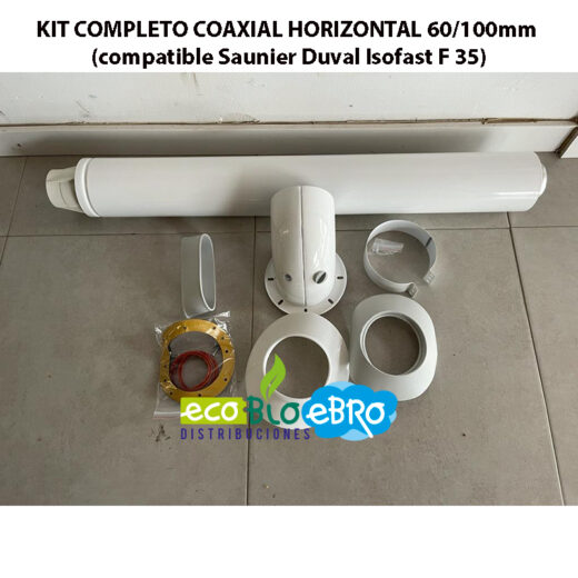 Kit évacuation Fumées Coaxial Horizontal 60/100 Universel - Neuf