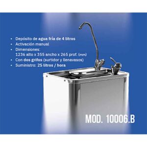 VISTA-FUENTE-DE-AGUA-FRIA-ACERO-INOX-25L-H-(brillante)-ECOBIOEBRO