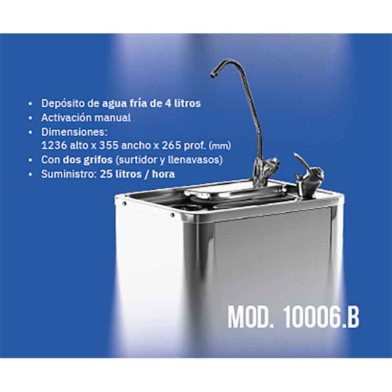 VISTA-FUENTE-DE-AGUA-FRIA-ACERO-INOX-25L-H-(brillante)-ECOBIOEBRO