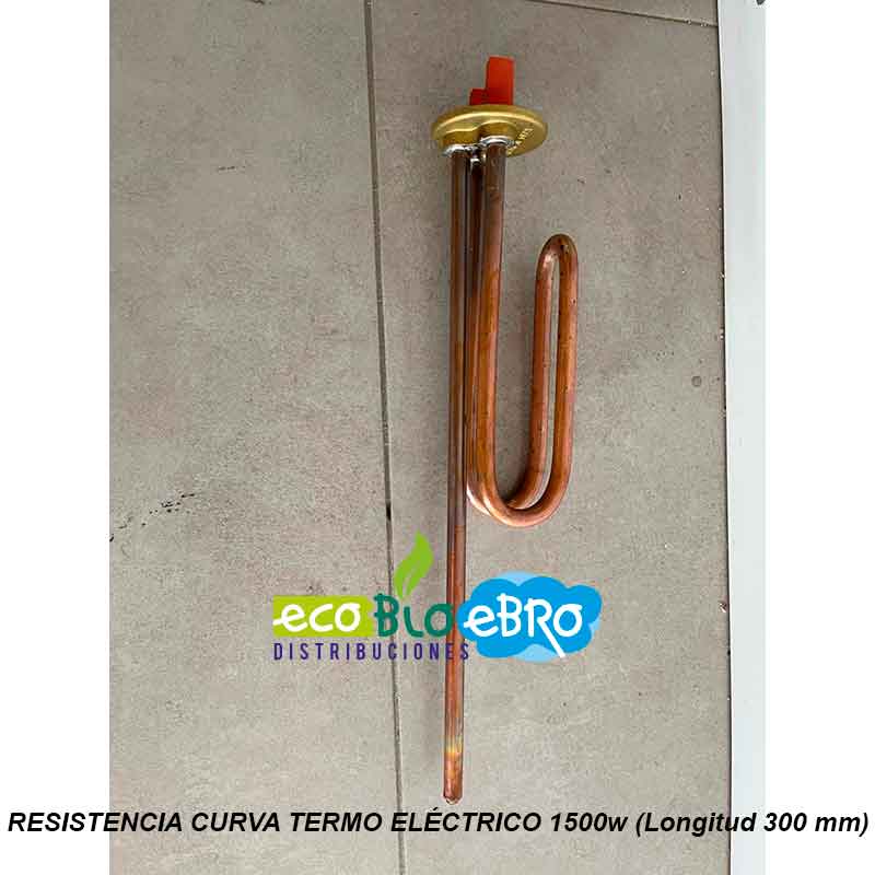 RESISTENCIA CURVA TERMO ELÉCTRICO 1500w (Longitud 300 mm)
