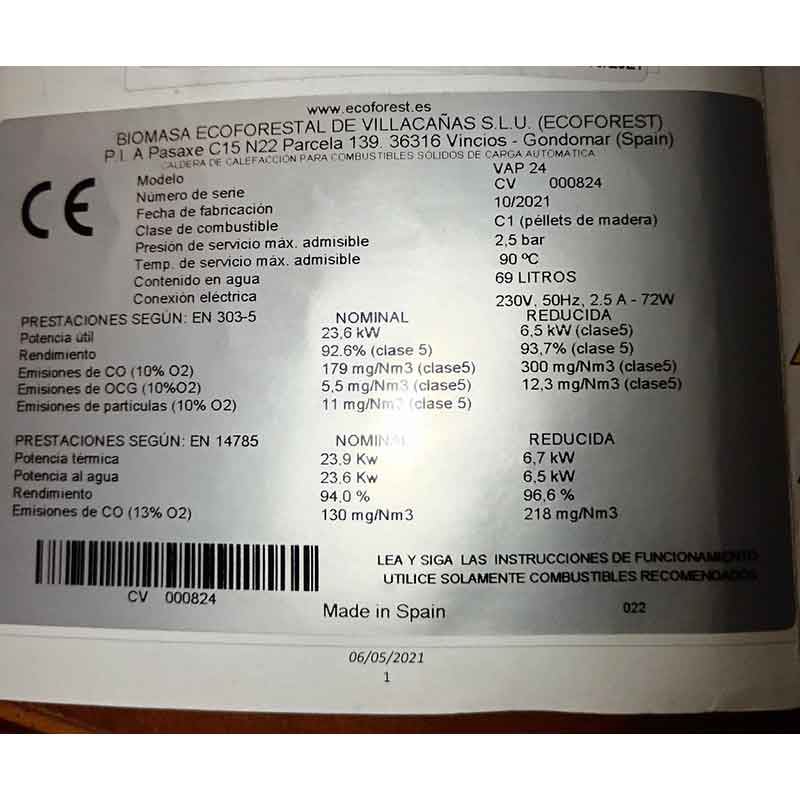 ETIQUETA-ESTUFA-VAP-24-ECOBIOEBRO