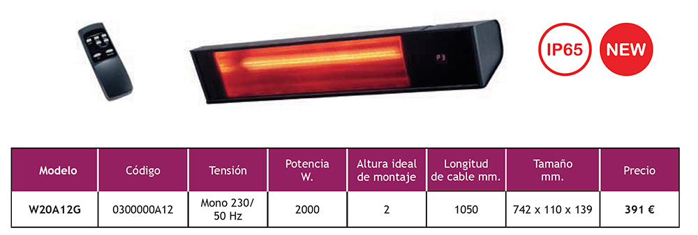 CALEFACTOR-INFRARROJO-GLAS-HOT-STRIP-MODELO-A12-(control-remoto)-ecobioebro