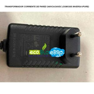 TRANSFORMADOR CORRIENTE DE PARED 240VCA/24VDC (OSMOSIS INVERSA IPURE)