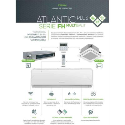 SPLIT 3×1 AIRE ACONDICIONADO EKOKAI (con wifi)