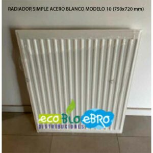 RADIADOR-SIMPLE-ACERO-BLANCO-MODELO-10-(750x720-mm)-ECOBIOEBRO
