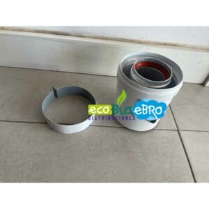 AMBIENTE-ADAPTADOR-SALIDA-VERTICAL-COMPATIBLE-CALENTADOR-SIME-60-100mm-(estancos-y-bajo-nox)-ECOBIOEBRO